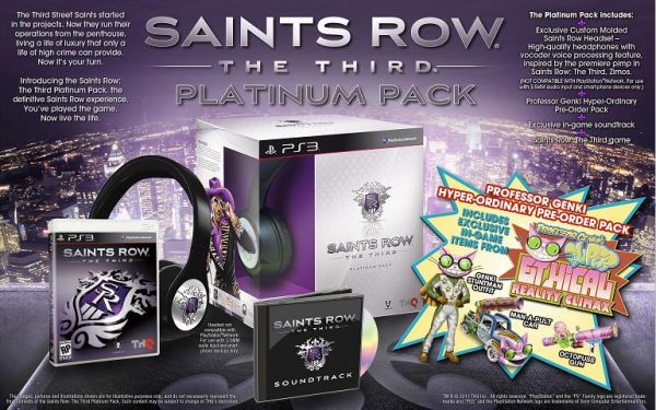 Co Optimus Screens Saints Row the Third Collector s Editions